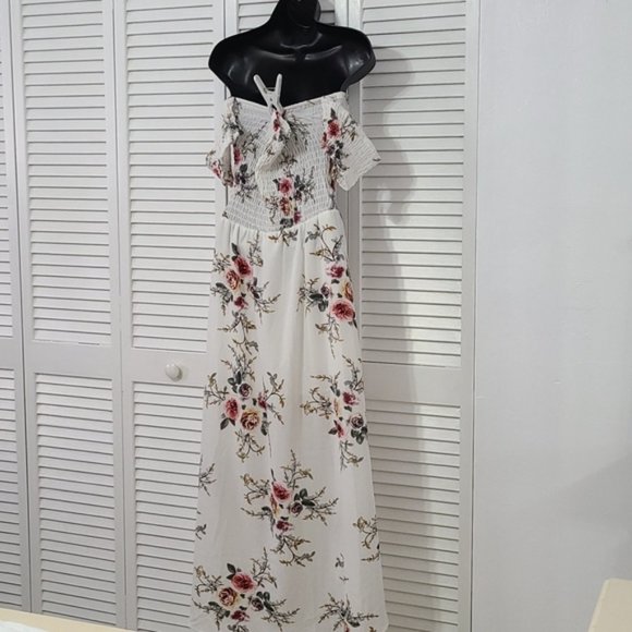 NEW XL Floral Off the Shoulder Maxi Dress - Picture 6 of 15
